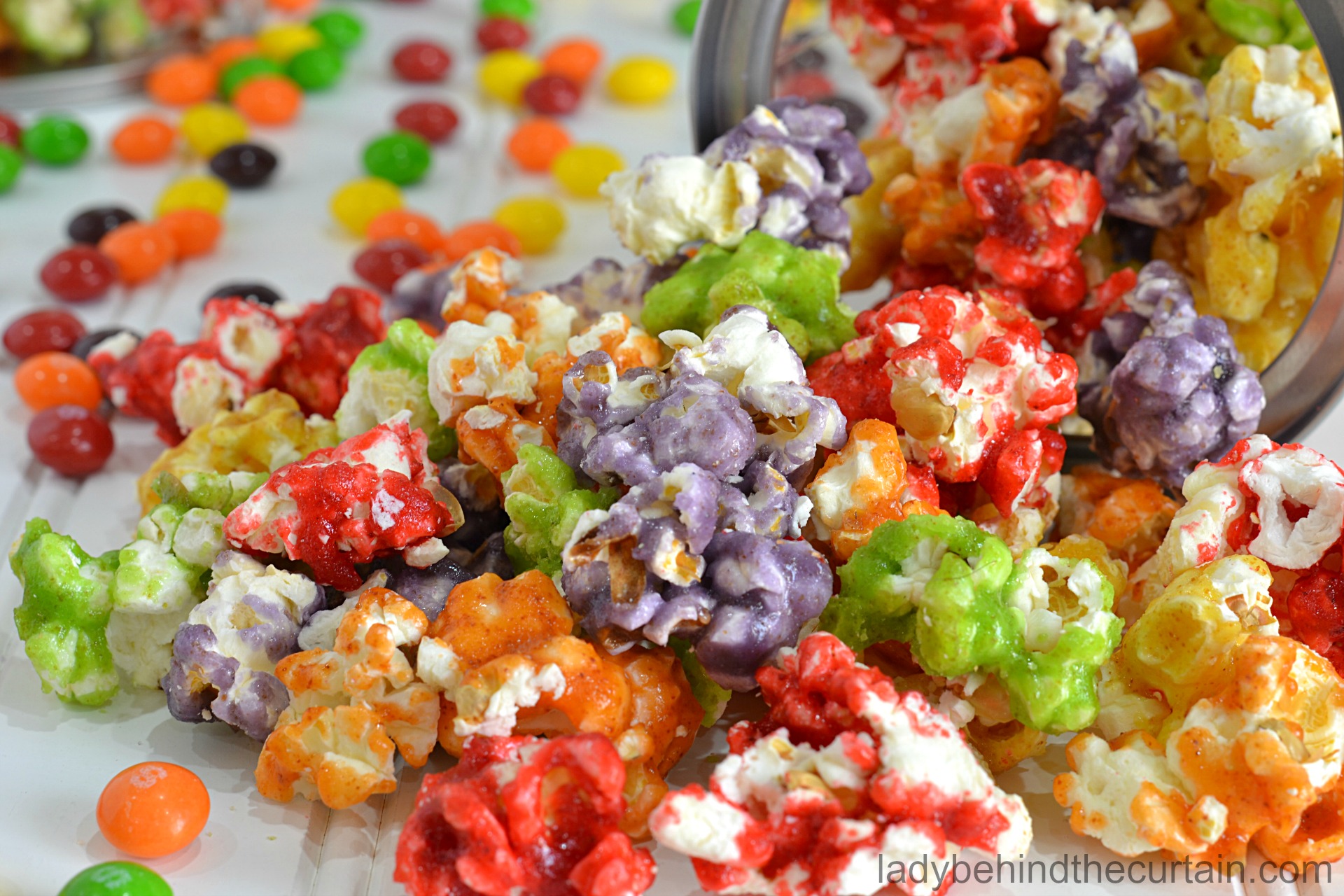 Summer Fruity Candy Popcorn