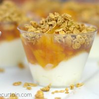 Peach Cobbler Parfaits