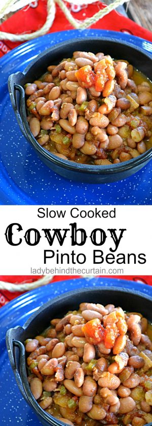 Slow Cooked Cowboy Pinto Beans