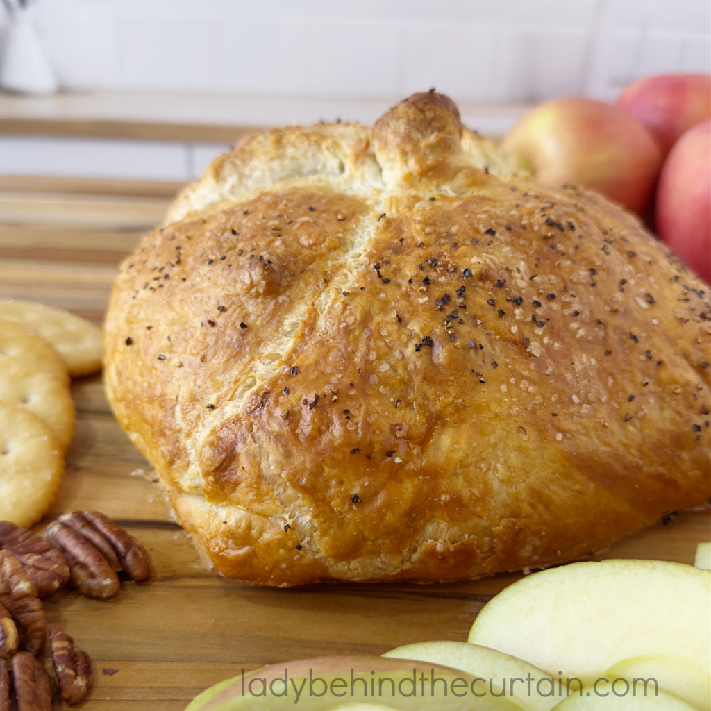 Cranberry Apricot Pastry Wrapped Baked Brie