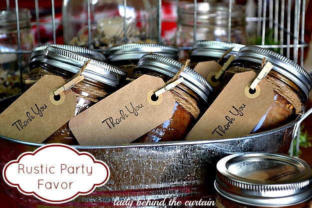 Rustic Party Favors 6