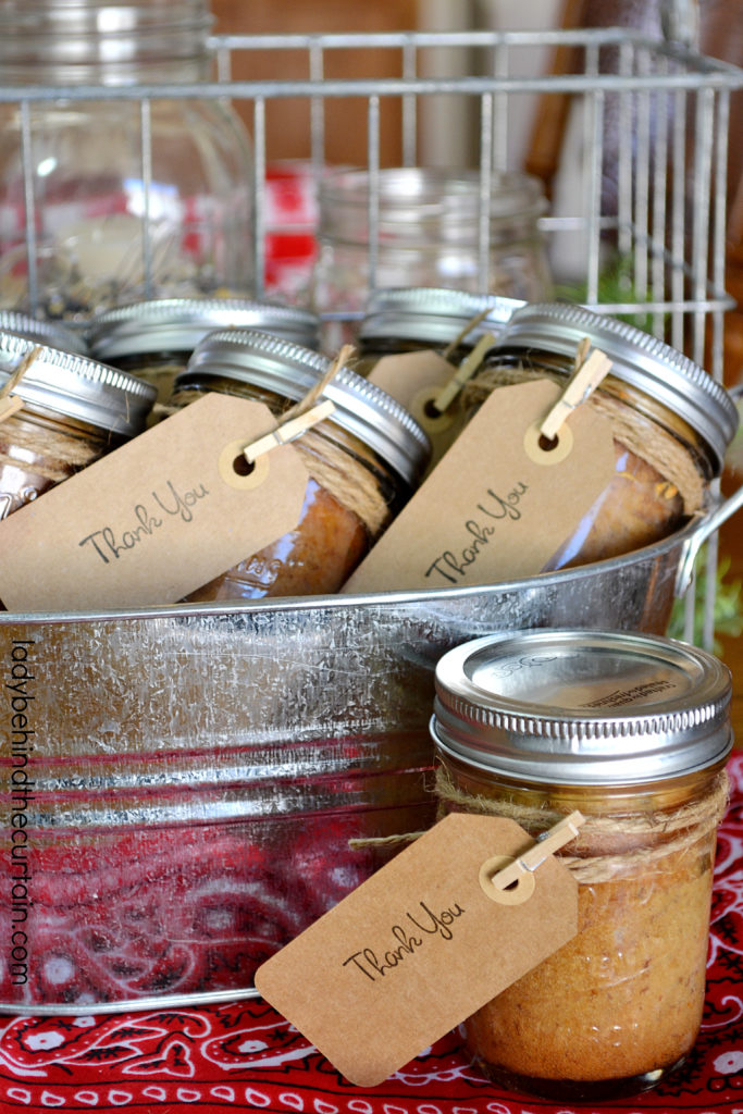 Rustic Party Favor-Banana Bread In-a-Jar