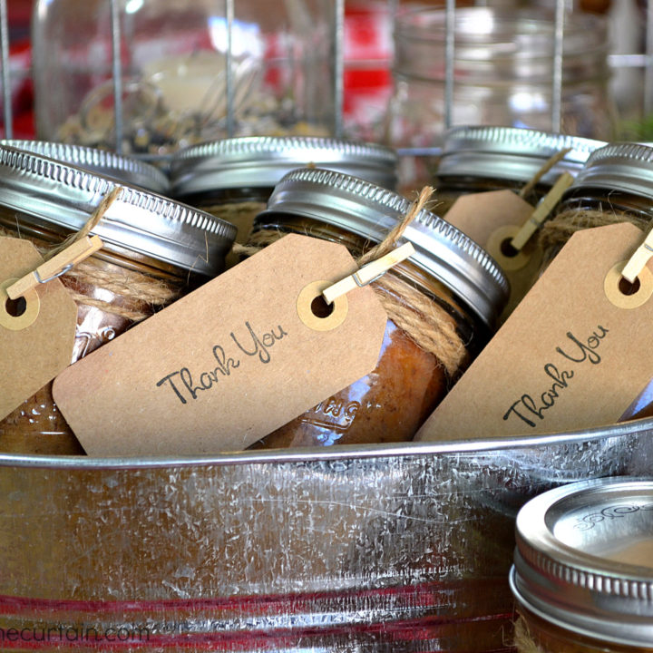 Rustic Party Favor-Banana Bread In-a-Jar