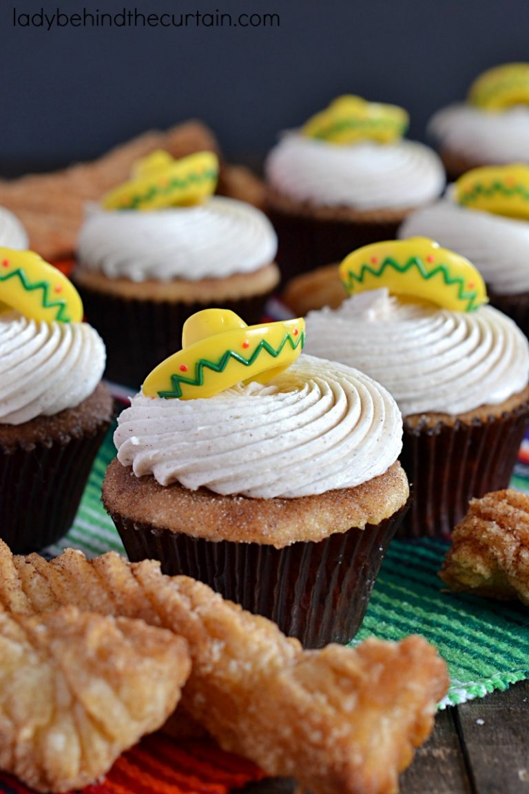 Churro Cupcakes