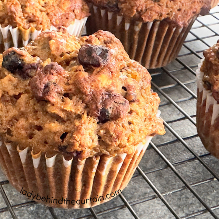 Light Blueberry Bran Muffins