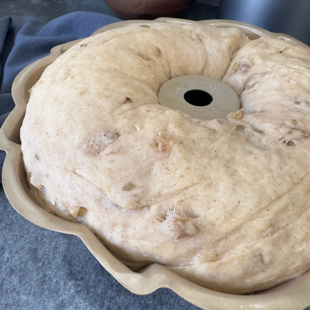 Apple Butter Cinnamon Roll Bundt Cake