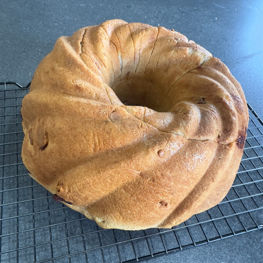 Apple Butter Cinnamon Roll Bundt Cake