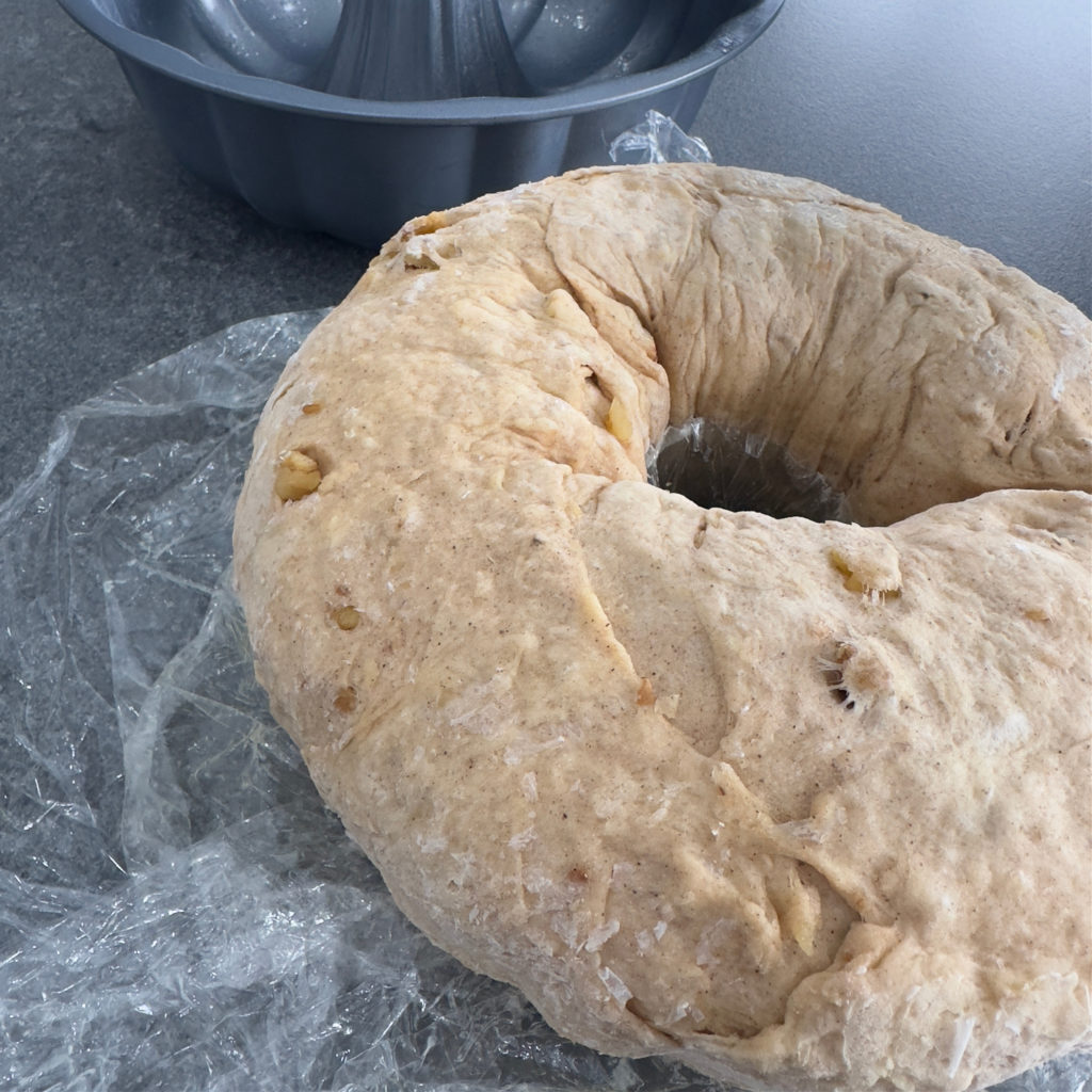 Apple Butter Cinnamon Roll Bundt Cake