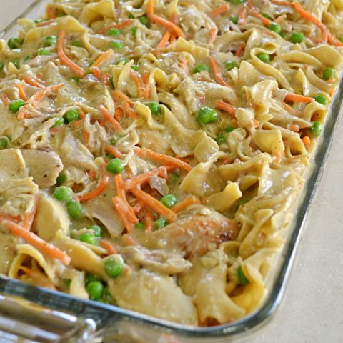 Chicken Noodle Pot Pie Casserole