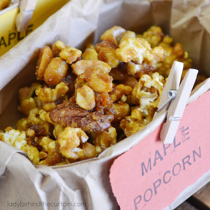 Maple Candy Popcorn Mix