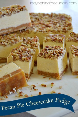 Pecan Pie Cheesecake Fudge