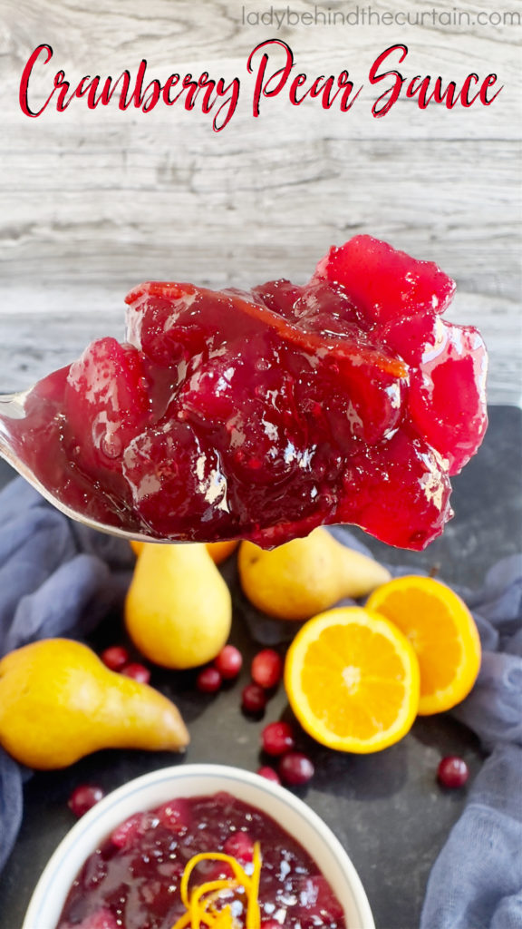 Cranberry Pear Sauce