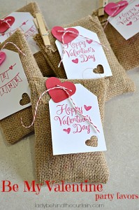 Be My Valentine Party Favors