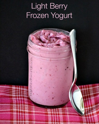 Light Berry Frozen Yogurt - Lady Behind The Curtain