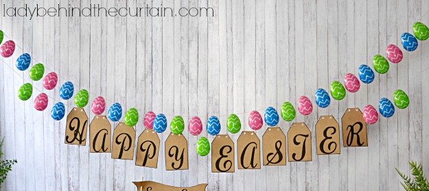 Chevron Easter Egg Hunt Kid's Party Table