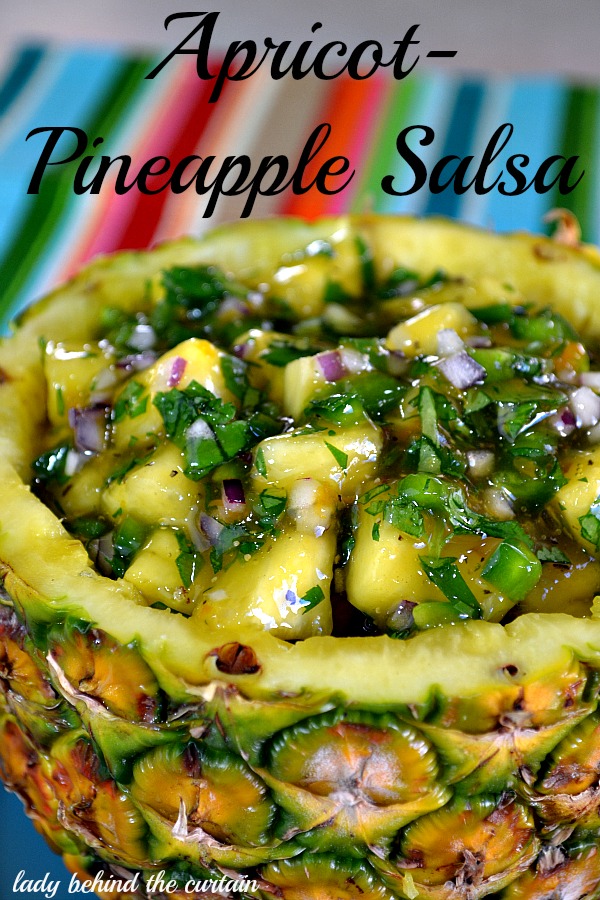 Lady-Behind-The-Curtain-Apricot-Pineapple-Salsa