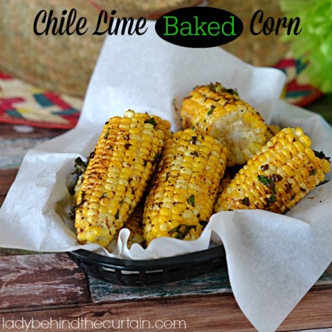 Chile Lime Baked Corn