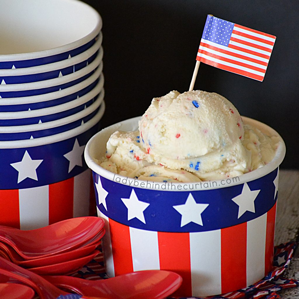 Cake Batter Ice Cream - A Cup Full of Sass