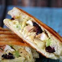 Chicken, Pear and Brie Grilled Cheese Sandwich