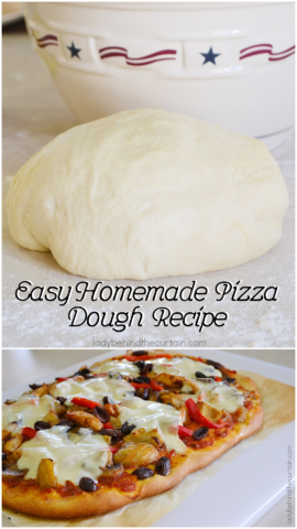 Easy Homemade Pizza Dough Recipe