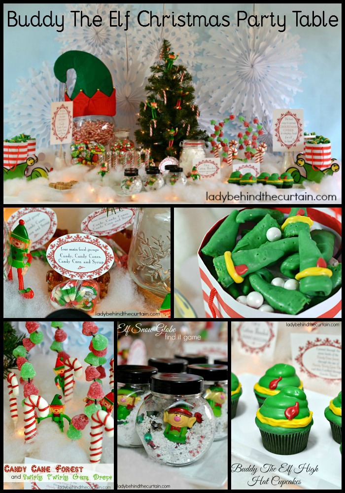 Buddy The Elf Christmas Party Table