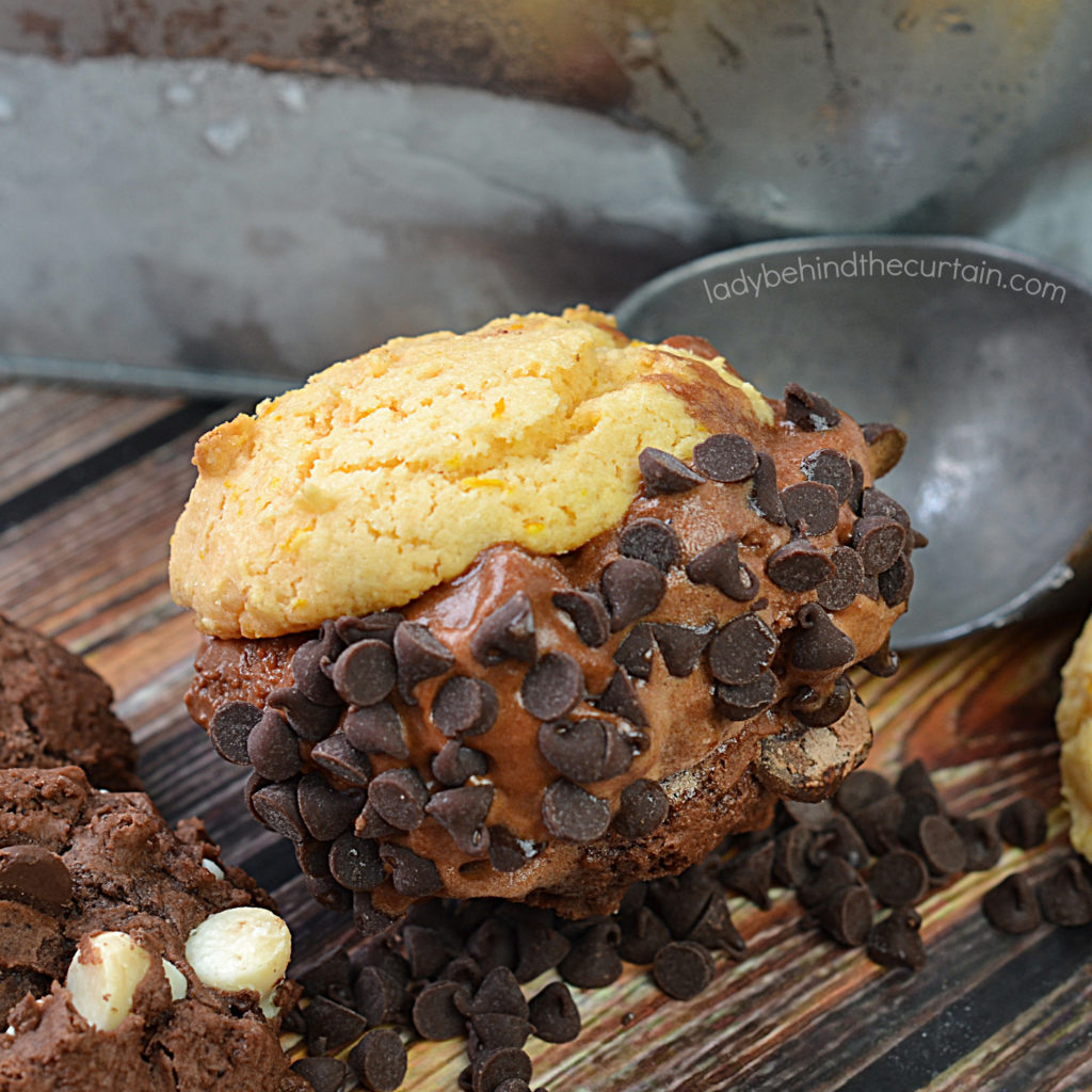 Homemade Chocolate Dipped Oranges Ice Cream Sandwiches