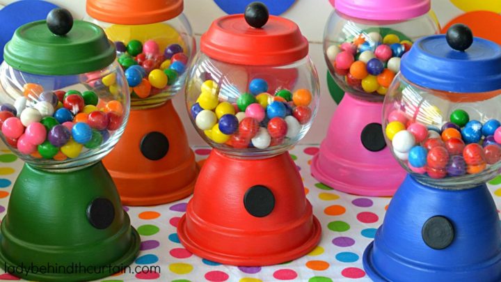 Handmade Wooden Gum Ball / Peanut / Candy Dispenser 