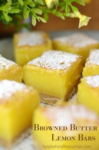 Browned Butter Lemon Bars