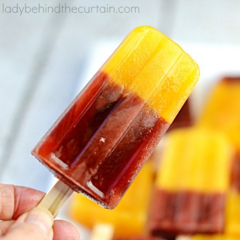 Cherry Peach Pops