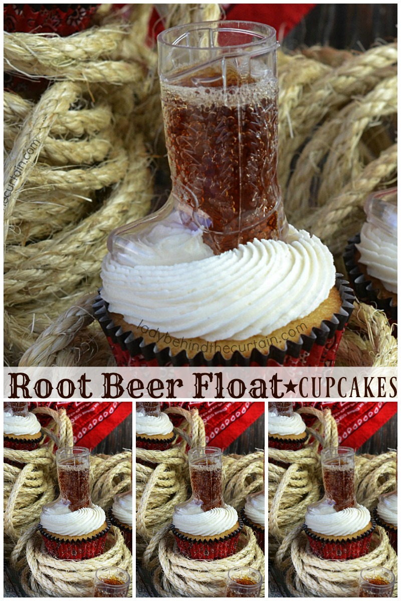 Root Beer Float Cupcakes