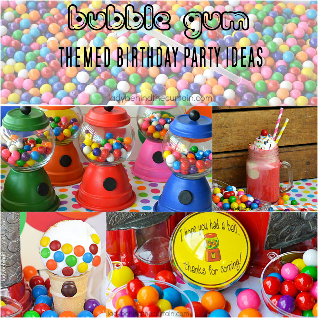 Bubble Gum Themed Birthday Party Ideas