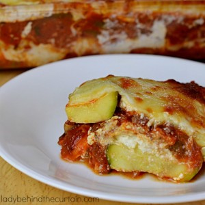 Saucy Zucchini Lasagna