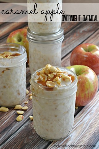 Caramel Apple Overnight Oatmeal