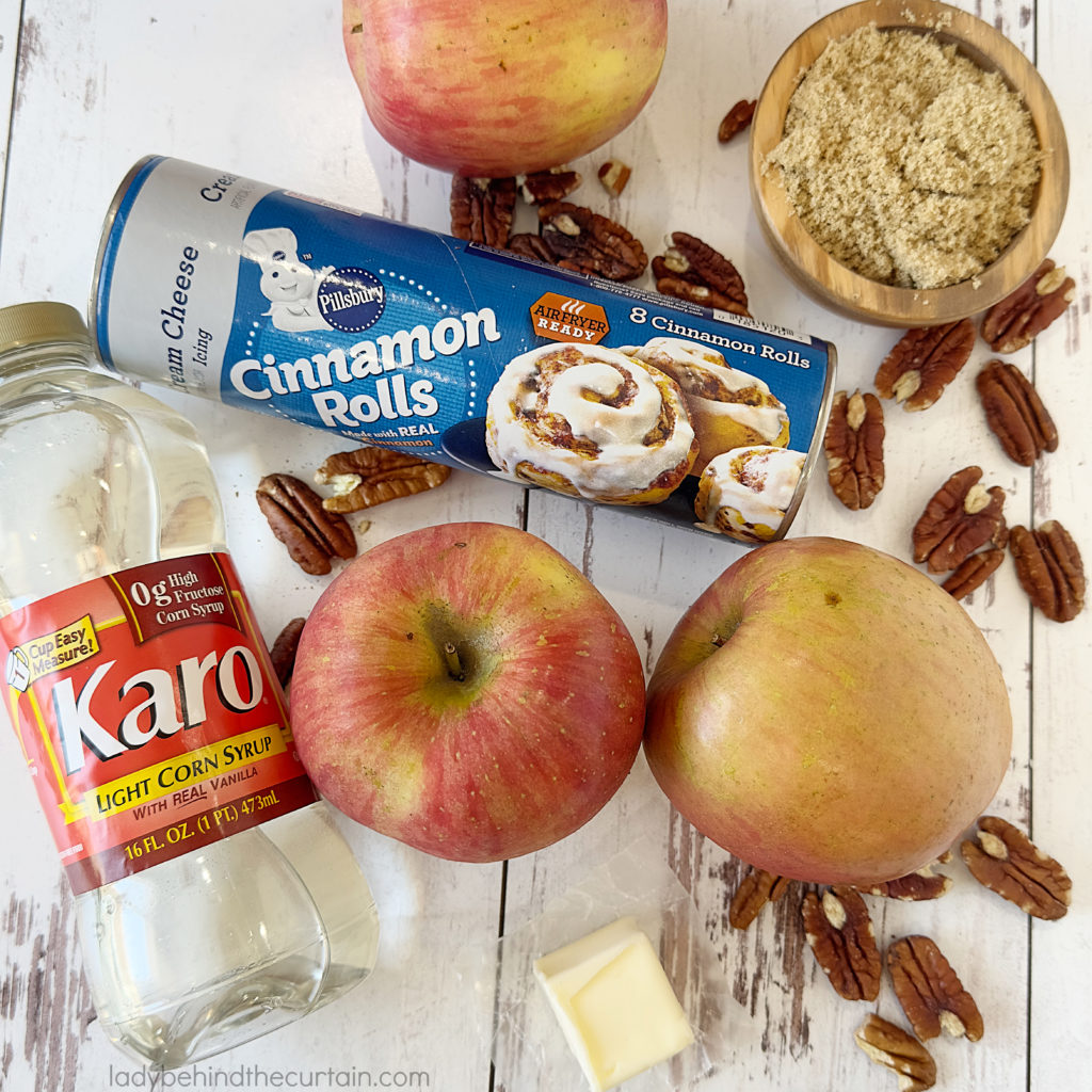 Upside Down Cinnamon Roll Apple Coffee Cake