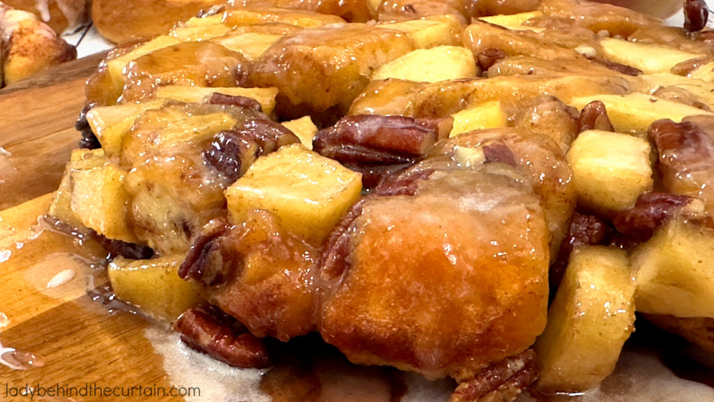 Upside Down Cinnamon Roll Apple Coffee Cake