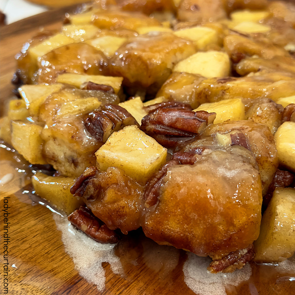 Upside Down Cinnamon Roll Apple Coffee Cake