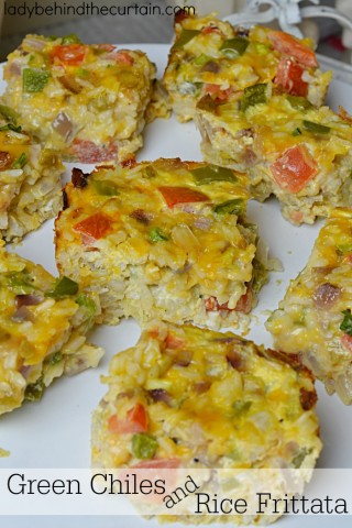 Green Chiles and Rice Frittata