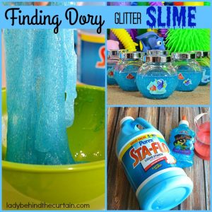 How To Make Finding Dory Glitter Slime