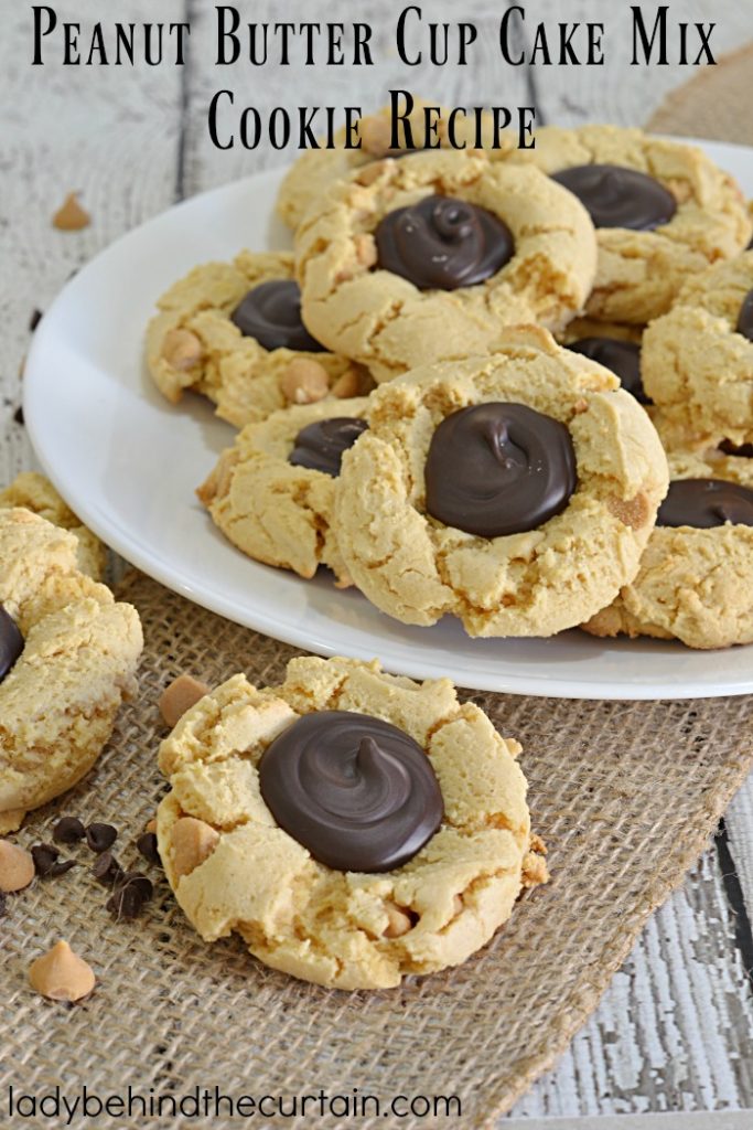 Peanut Butter Cup Cake Mix Cookie Recipe