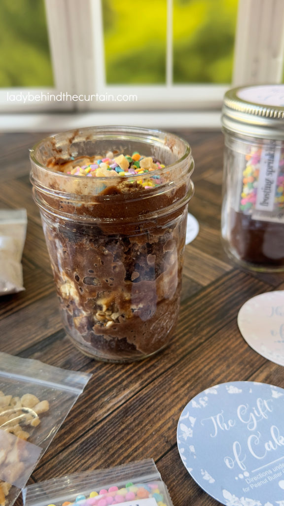 Just Add Water-Cake In A Jar