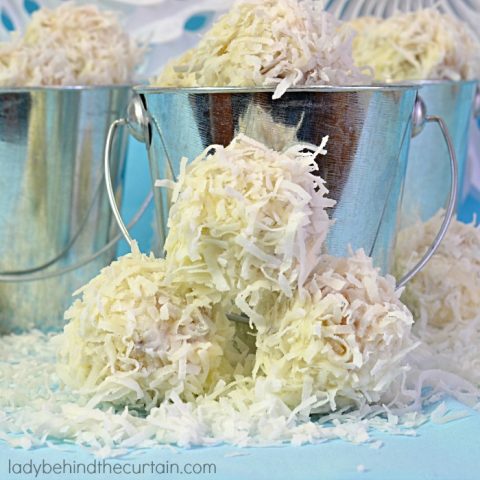 Coconut Pecan Snowball Cakes