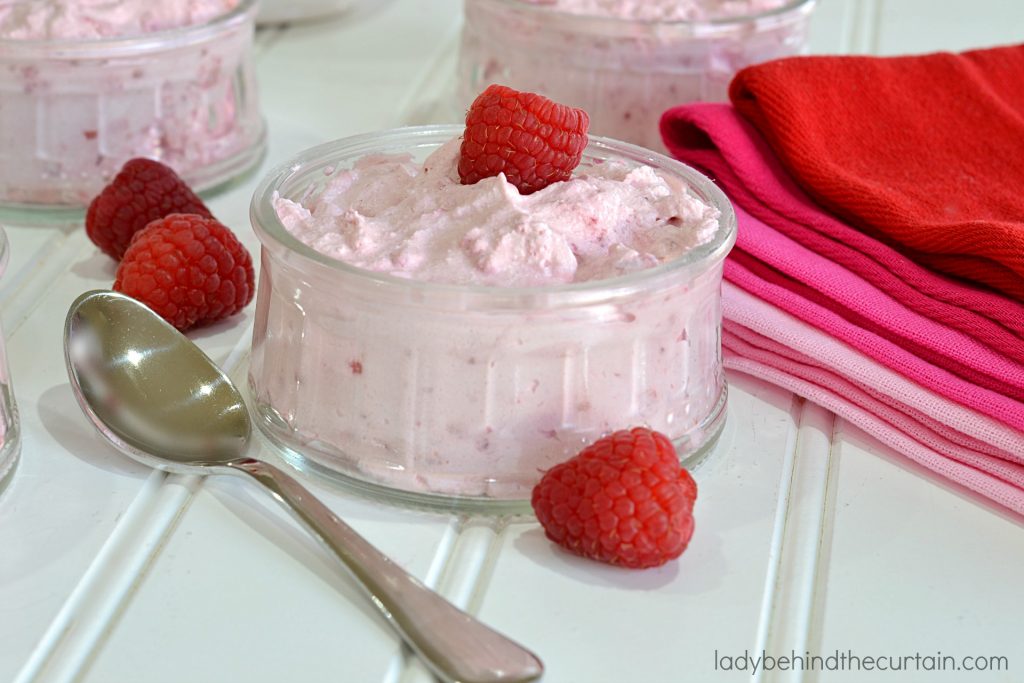 Fresh Raspberry Mousse, Light Dessert, Easy Dessert Recipe