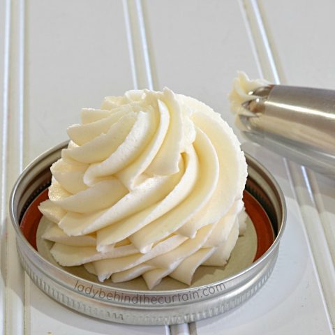 Vanilla Butter Frosting, bake sale, cupcakes, easy recipe, potluck recipe