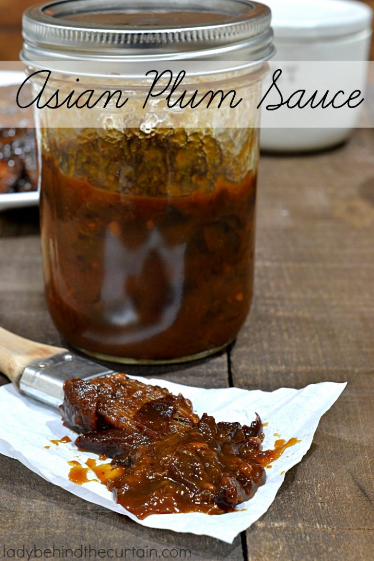 Asian Plum Sauce Recipe, easy entertaining recipe, summer recipe