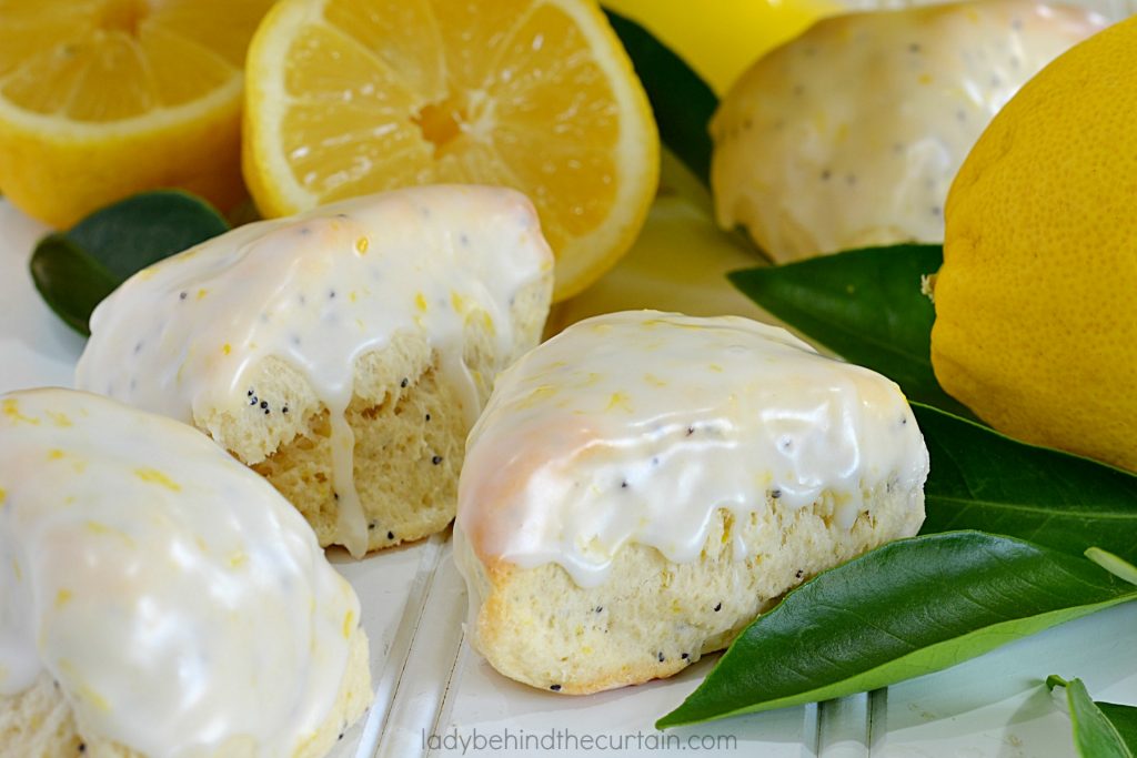 Mini Lemon Poppy Seed Scones