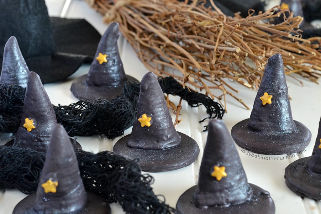 DIY Edible Halloween Party Witch Hat Treat