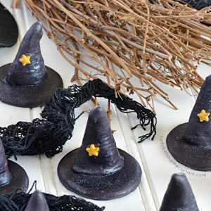 DIY Edible Halloween Party Witch Hat Treat