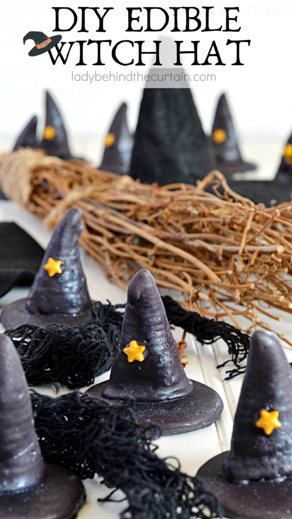 DIY Edible Halloween Party Witch Hat Treat