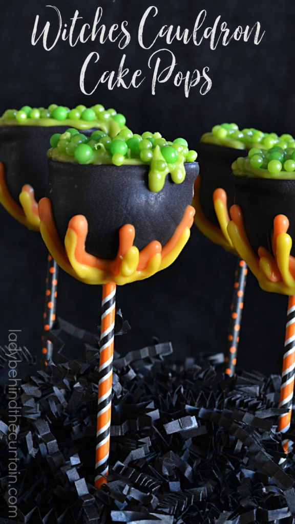 Witches Cauldron Cake Pops