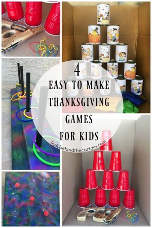 4 Easy to Make Thanksgiving Games for Kids